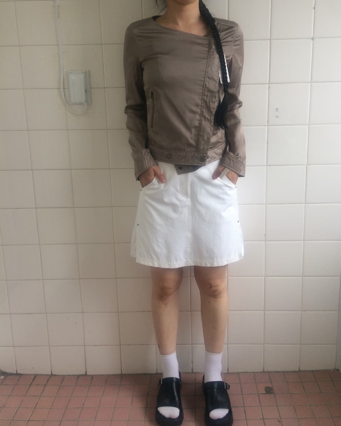 Stud point mini short skirt 상품이미지5