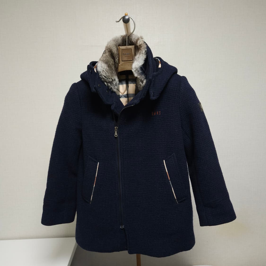 130 ) 닥스 키즈 청토모 모직 코트 상품이미지3