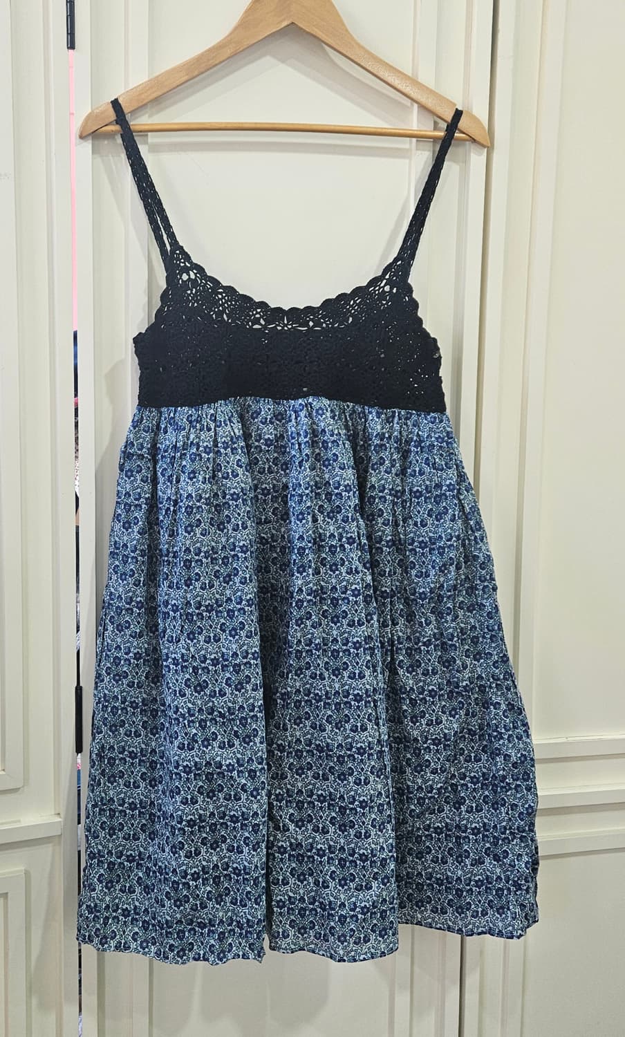 크로쉐 레이어드 플라워 원피스 상품이미지2