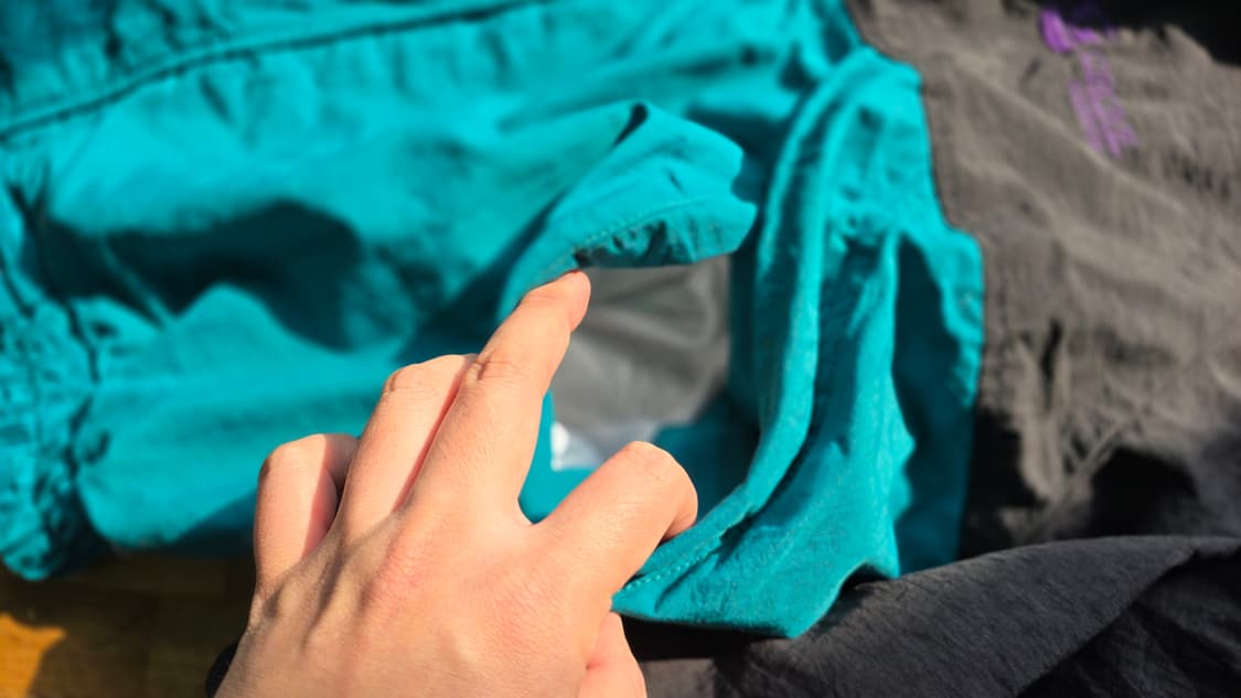 레어) 데드스탁 아메리칸 빈티지 블루종 자켓 윈드브레이커 USA 상품이미지5