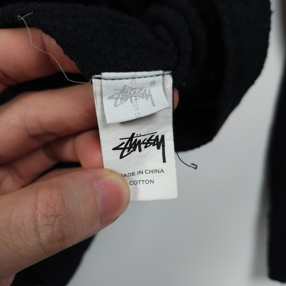 스투시 시어서커 셔츠 블랙 상품이미지5