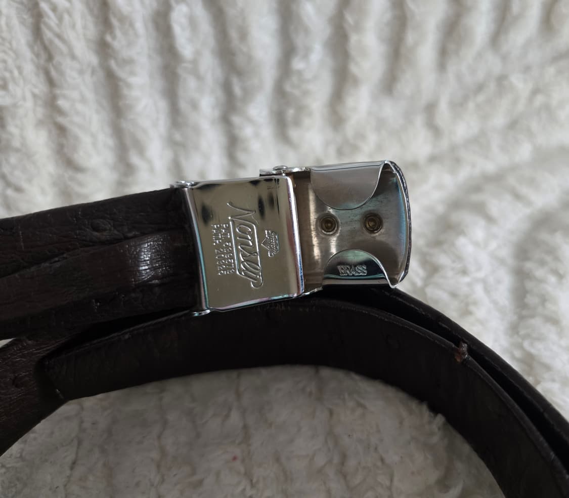 RARE 80s Japan Archive - Ostrich belt 상품이미지8
