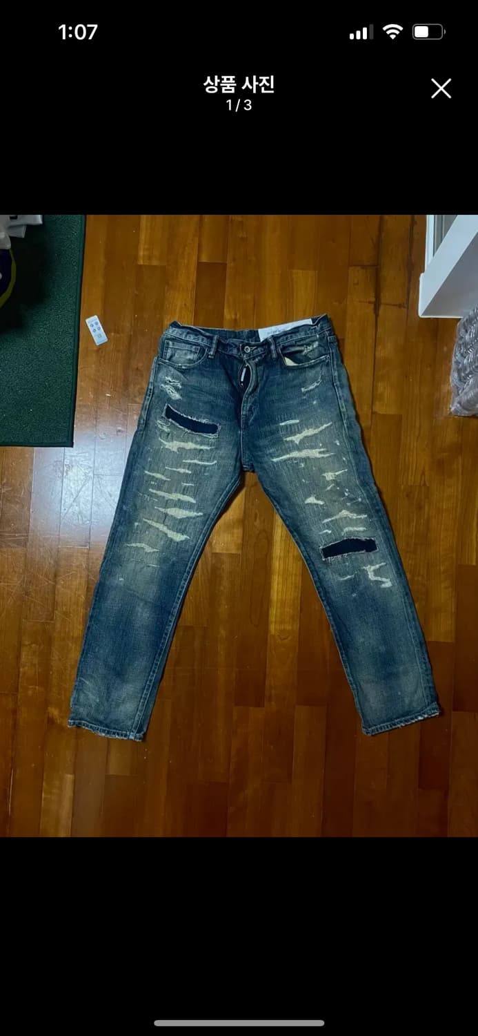 네이버후드 데님 M사이즈 상품이미지1