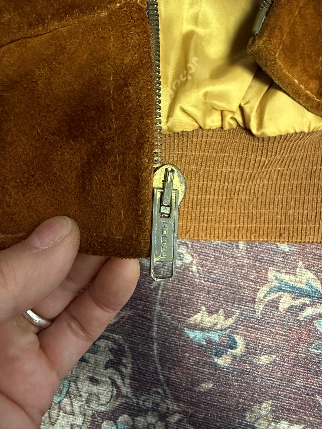 쇼트 schott 스웨이드 봄버 자켓 상품이미지4