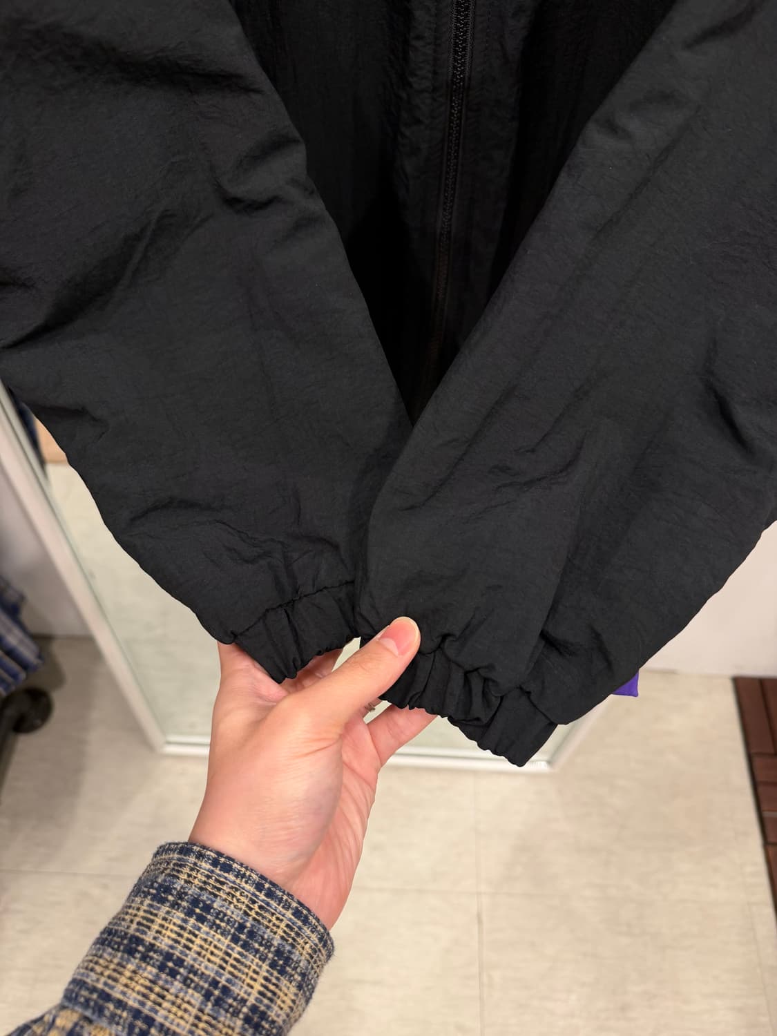 90s Columbia 컬럼비아 나일론 플리스 집업 자켓 상품이미지3