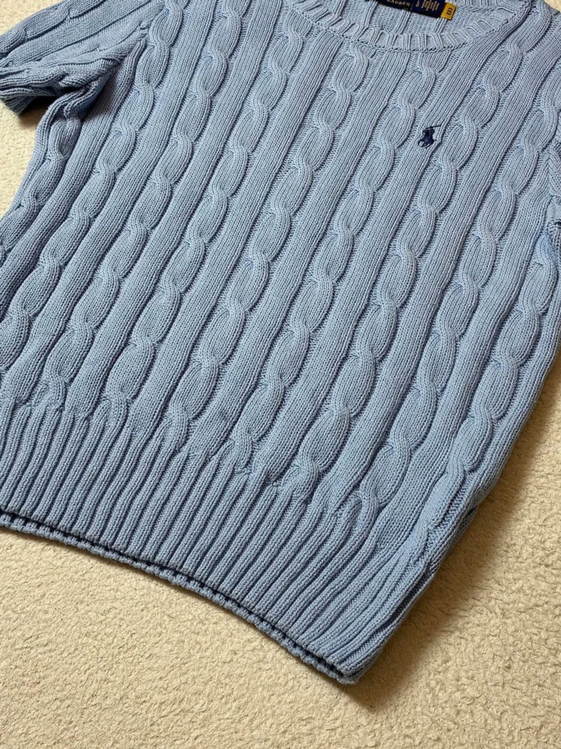 폴로 랄프로렌 큐알 신형 우먼스 반팔 니트 PN7462 상품이미지4