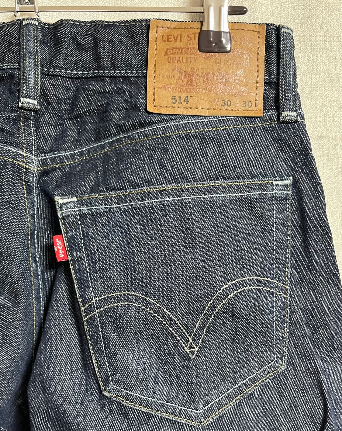 리바이스 514 생지 데님 팬츠 청바지 30 상품이미지6