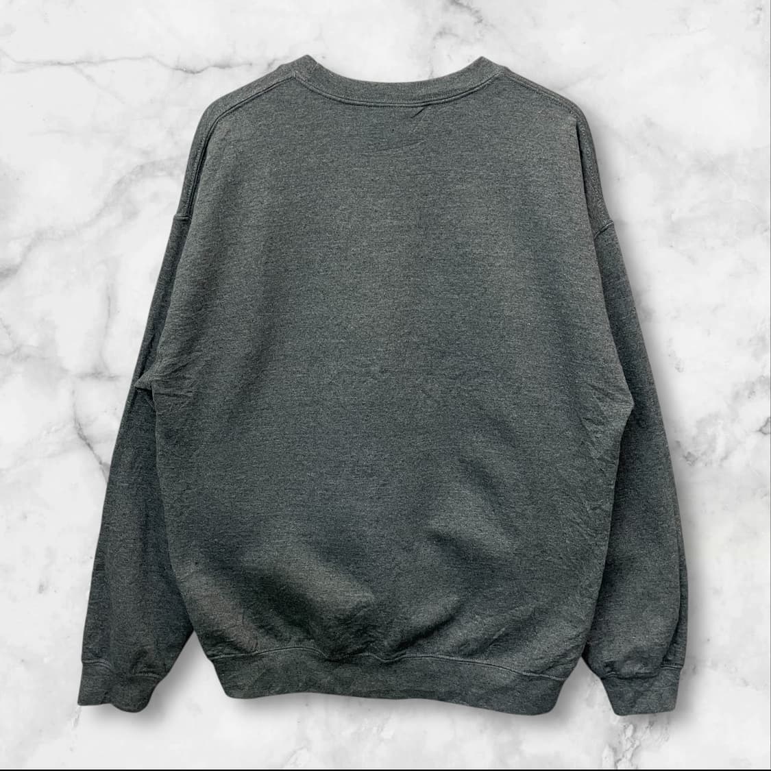 길단 그레이 프린팅 기모 맨투맨 L 상품이미지2