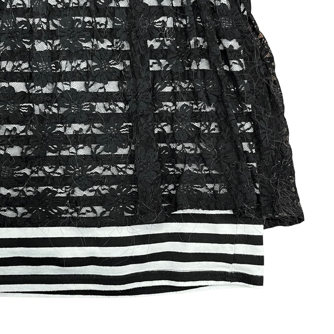 Black Bustier Layering T Shirt 상품이미지4