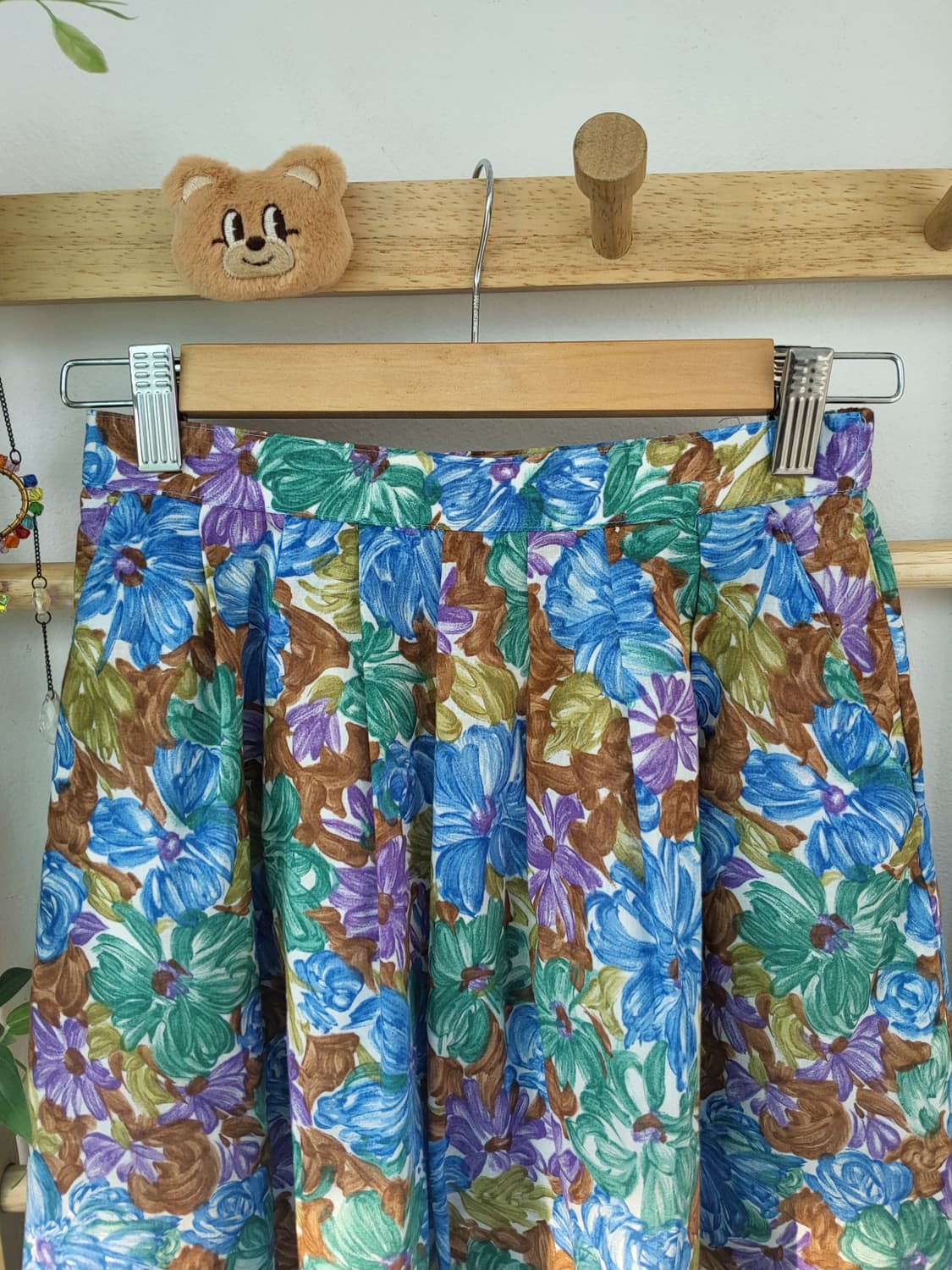 플라워 패턴 빈티지 롱스커트 상품이미지2