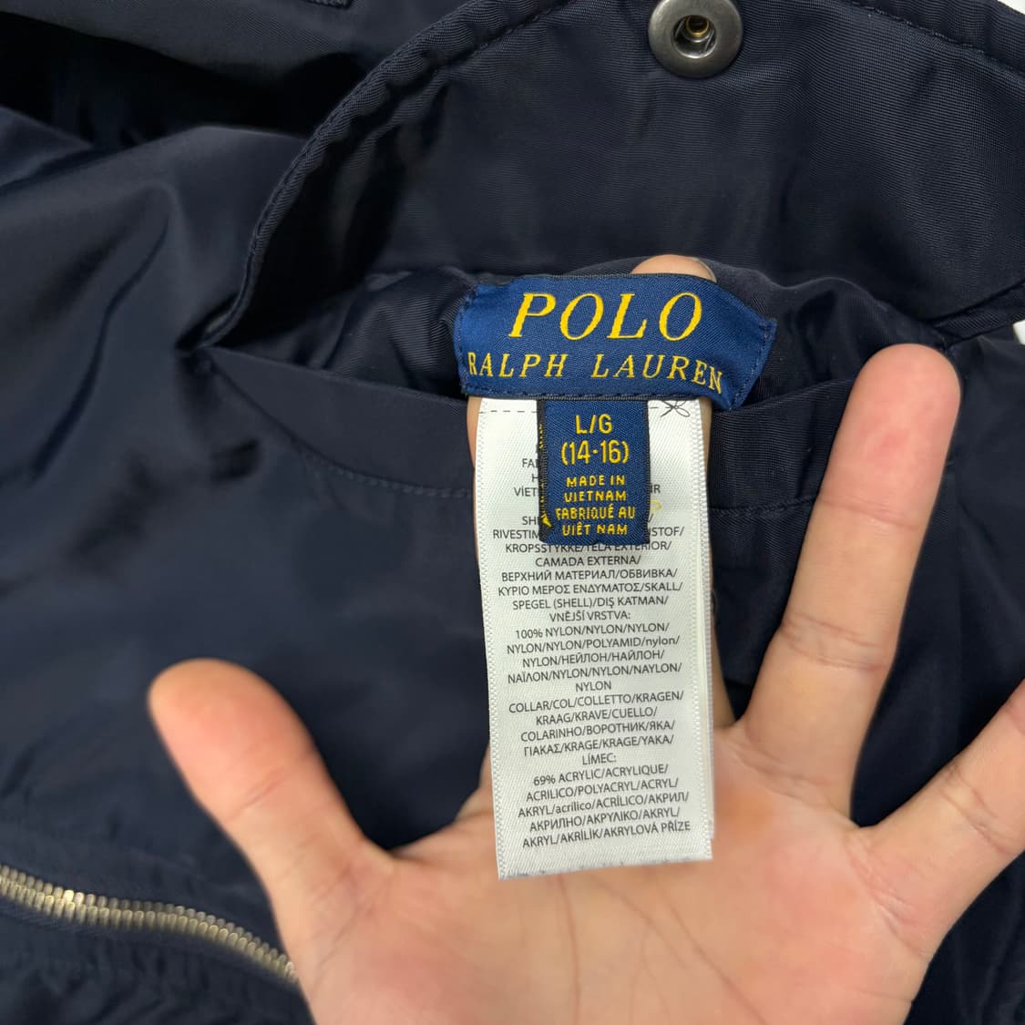 폴로 랄프로렌 리버서블 패치 MA-1 상품이미지8