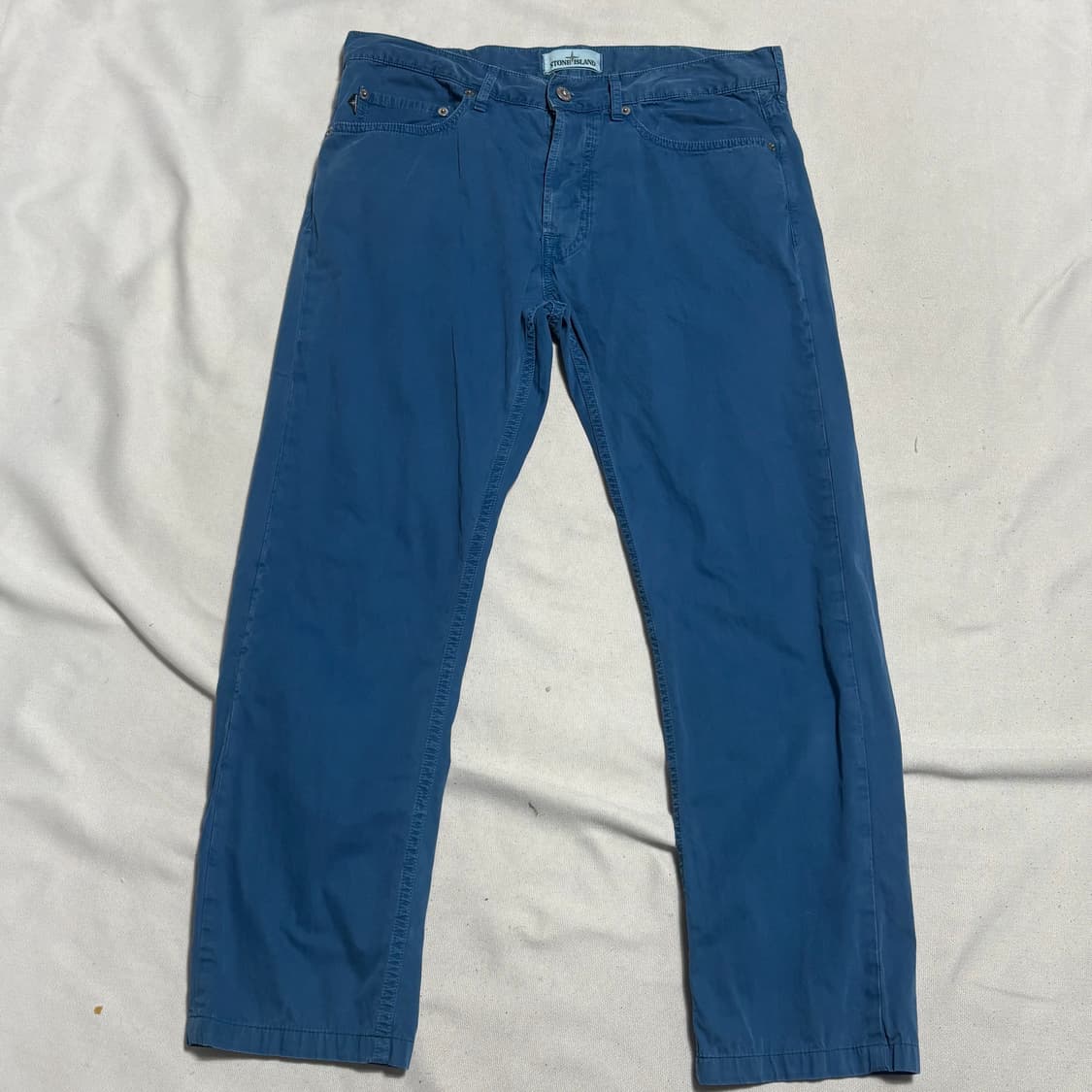 W32 스톤아일랜드 TYPE:SL 블루 코튼 팬츠 상품이미지2