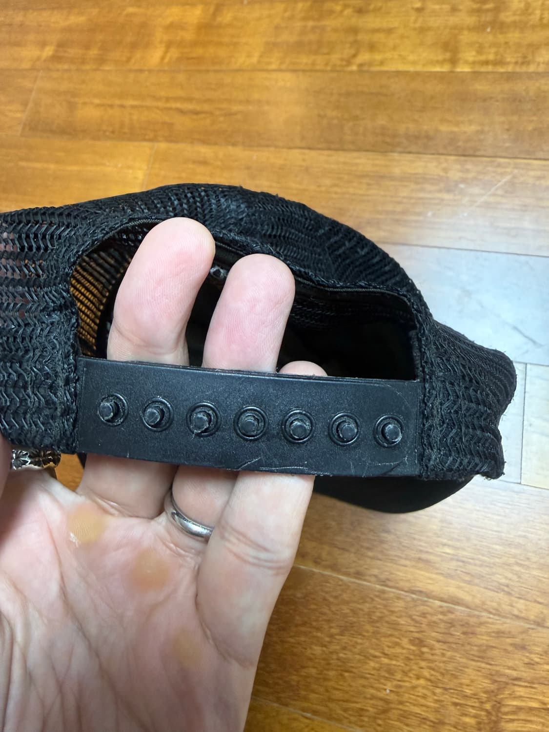 크롬하츠 롤링스톤즈 레더패치 캡 상품이미지3