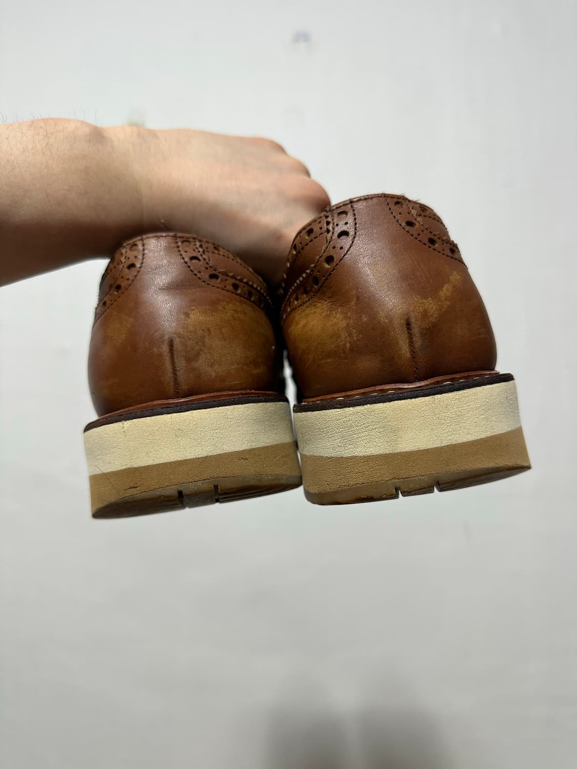 프라다 레이스업 윙팁 상품이미지8