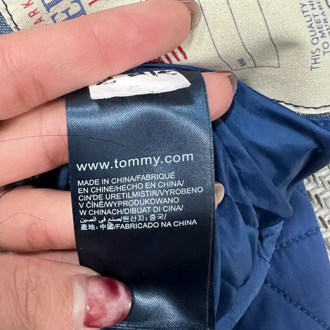 타미힐피거 키즈 퀼팅 자켓 v0693 상품이미지7