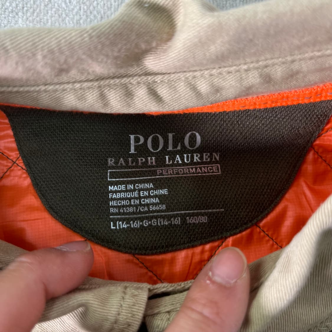 95 폴로랄프로렌 신형 성조기 카키 럭비티  상품이미지4