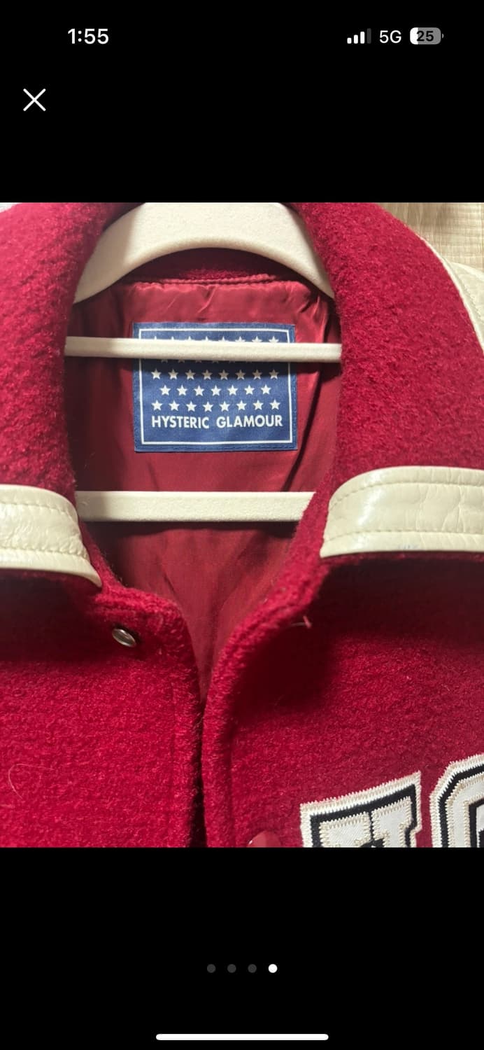 히스테릭글래머 바시티자켓 S 상품이미지4