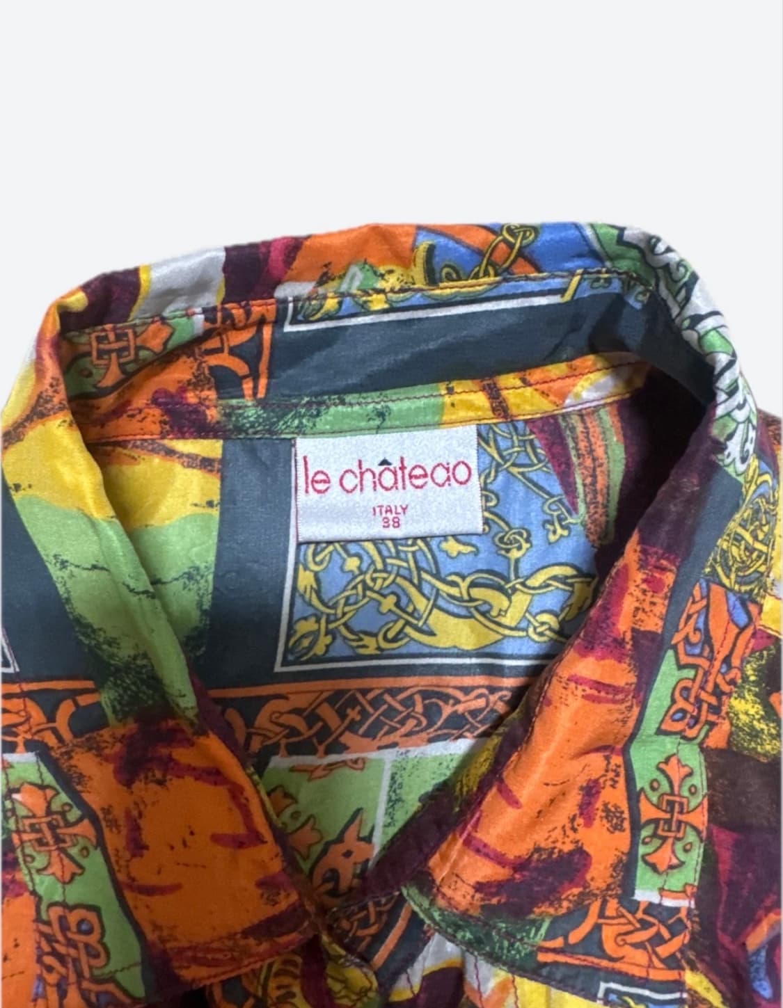 lechateao 빈티지 이태리 실크 셔츠 38사이즈 상품이미지2