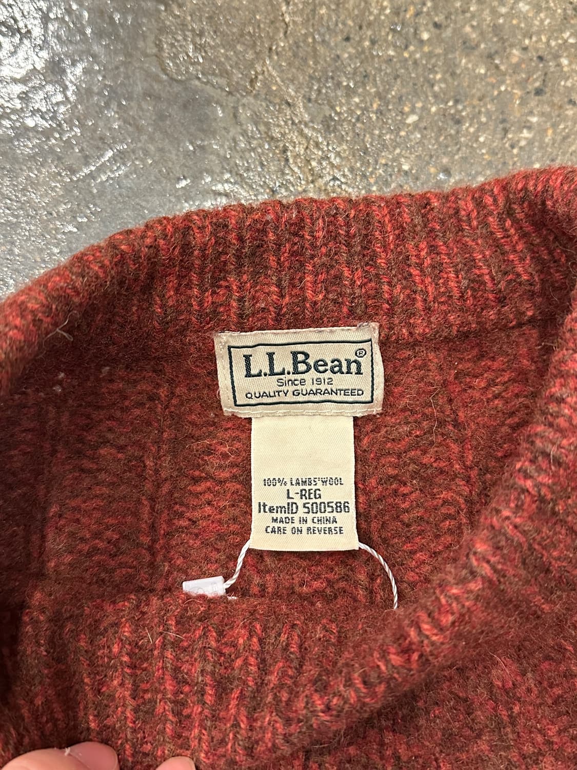 LL Bean 엘엘빈 니트 스웨터  L 상품이미지3