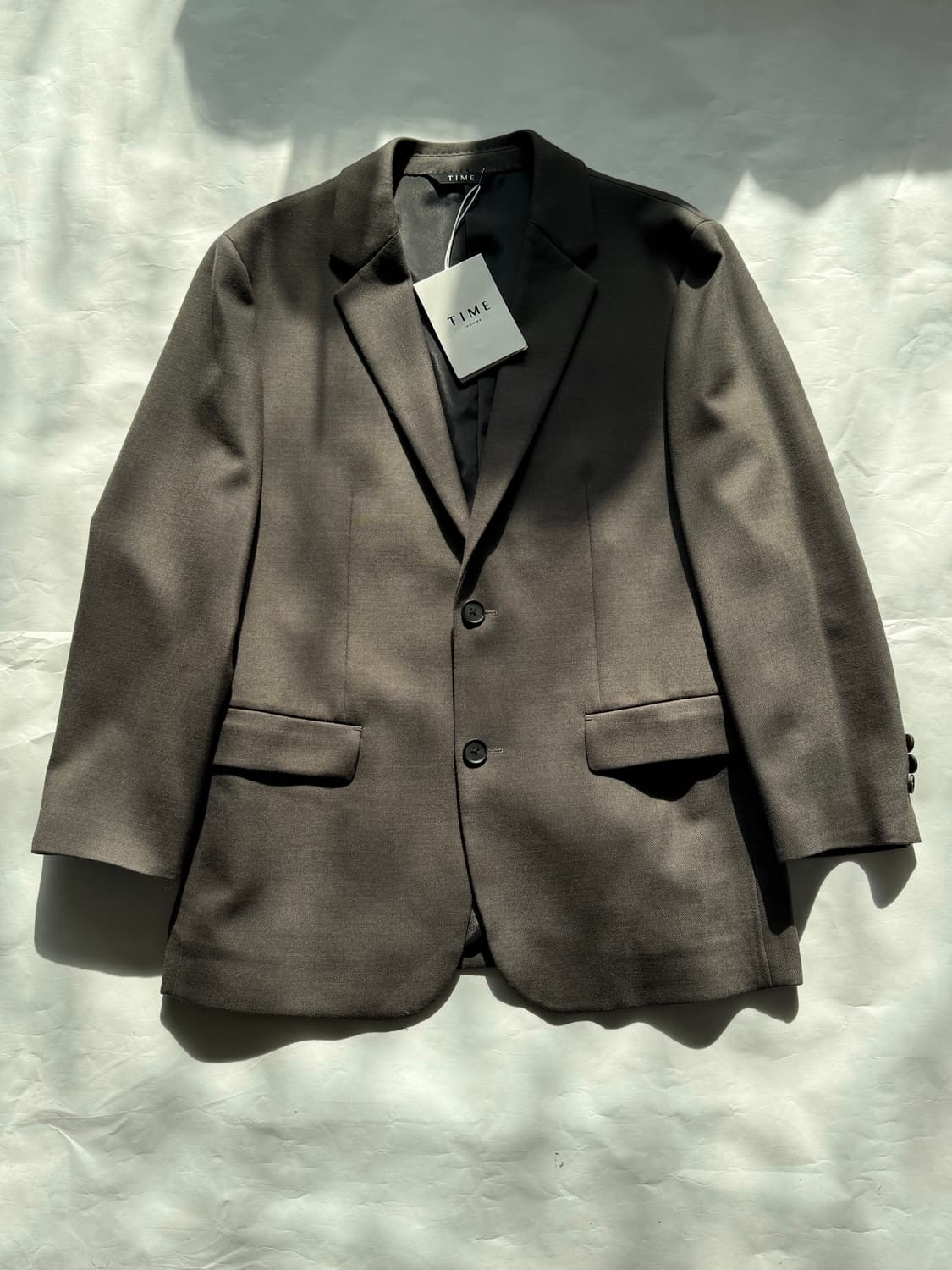 (새상품)타임 옴므 2버튼 울 자켓 95 상품이미지4