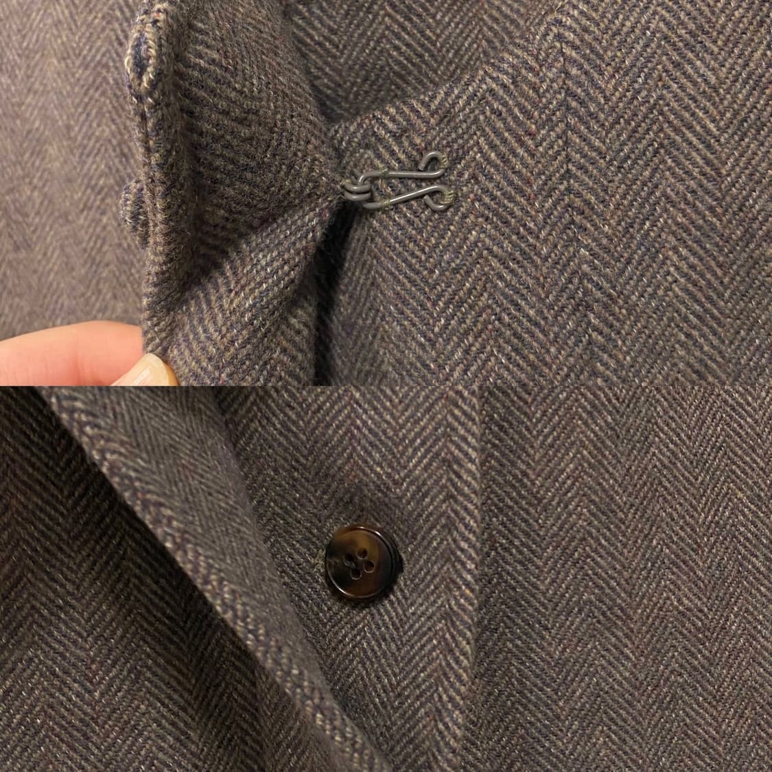 한섬 시스템 헤링본 울 코트 상품이미지5