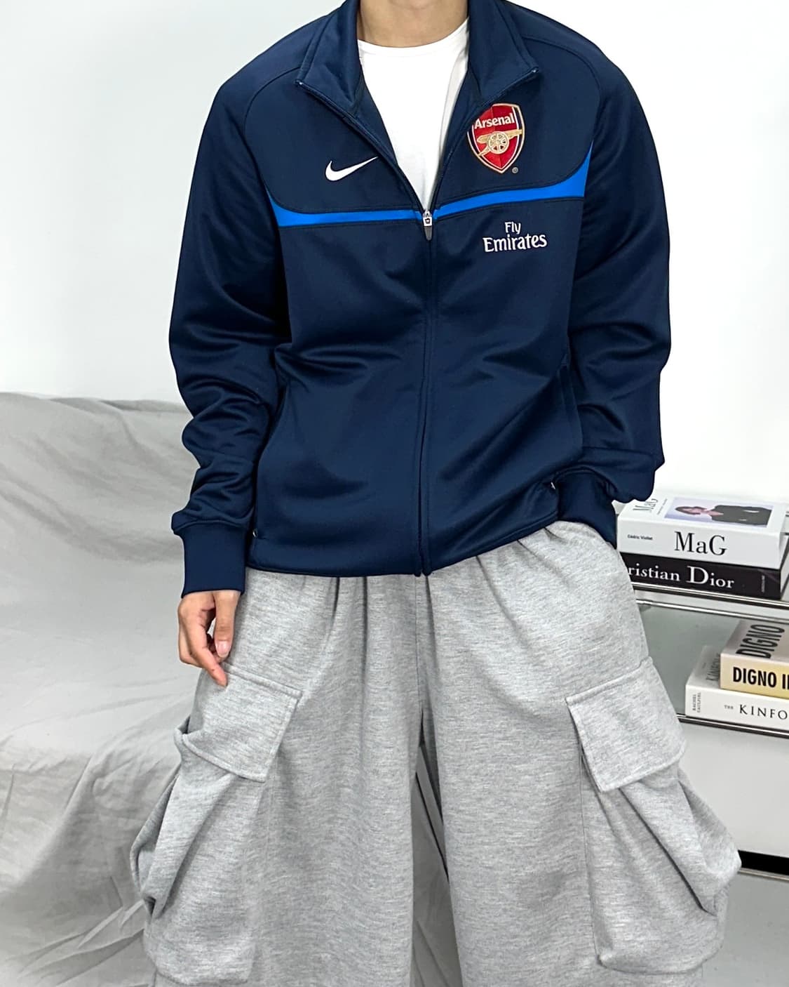 나이키 아스날 빅로고 트랙탑 져지 L 상품이미지2