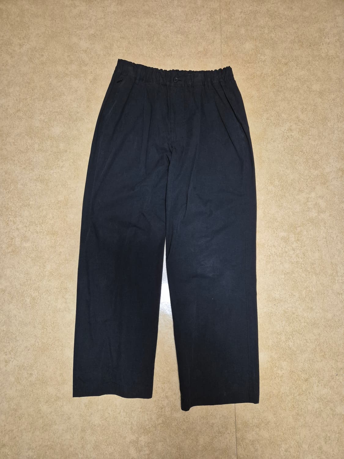 아웃스탠딩 LIGHT COTTON COMFORT PANTS_BLACK 상품이미지1