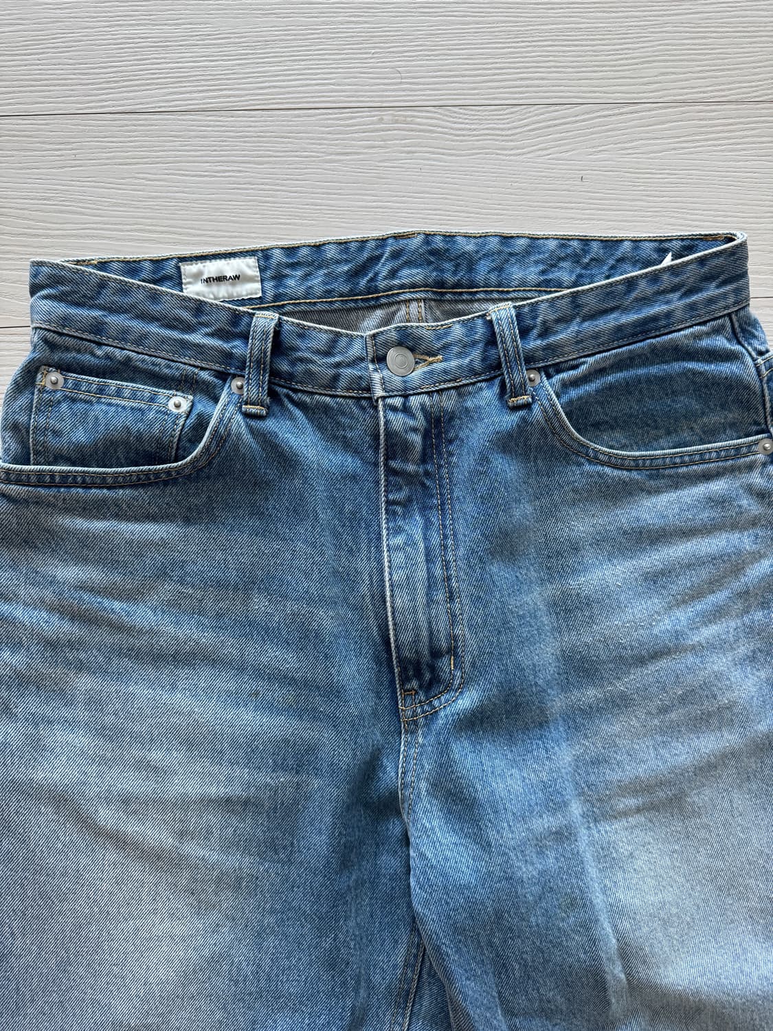 인더로우 5PK WIDE TAPERED DENIM PANTS 2사이즈 상품이미지1
