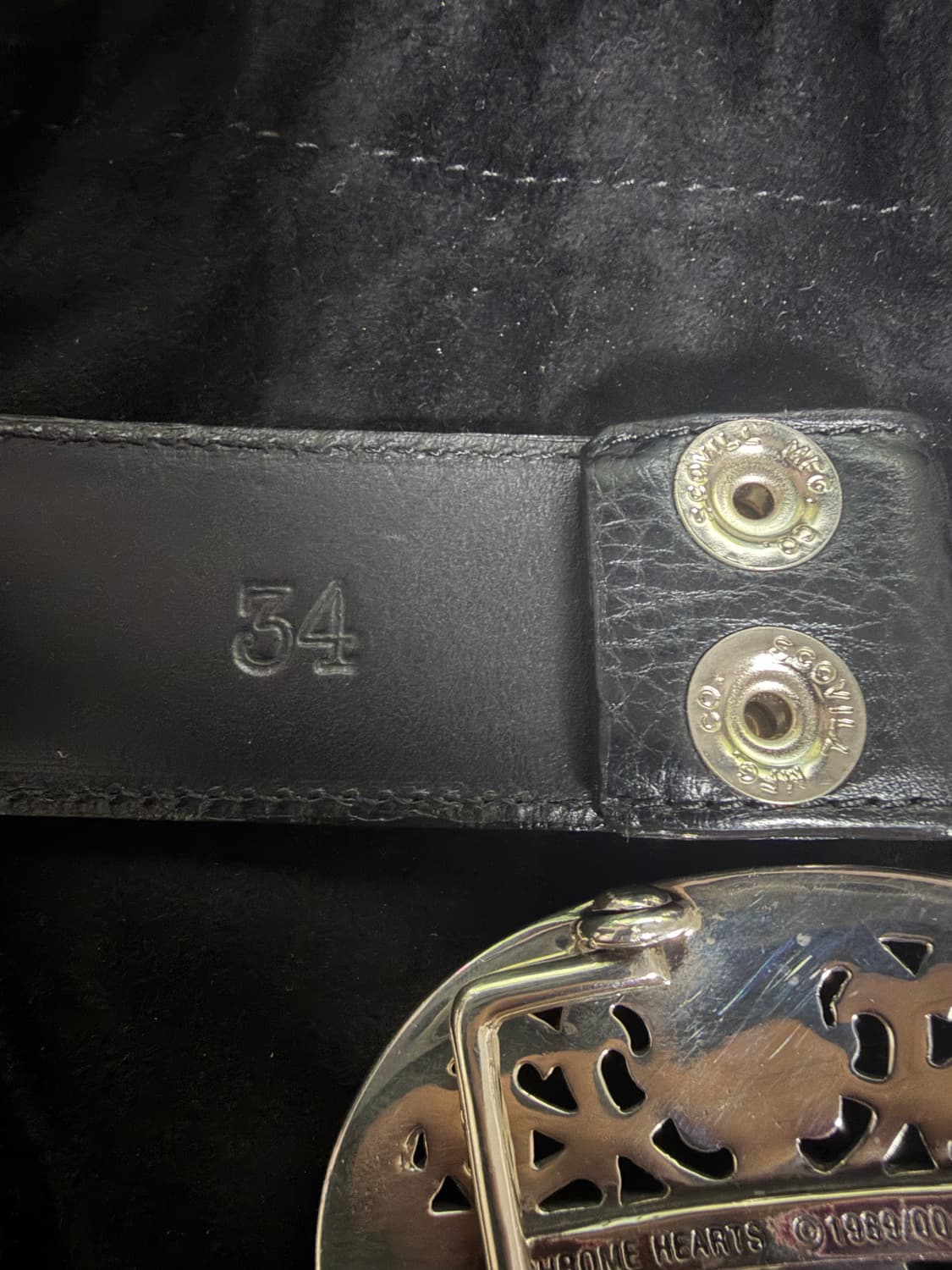 크롬하츠 오발벨트 버클 국내매장(영수증포함)+34사이즈 스트랩 상품이미지5