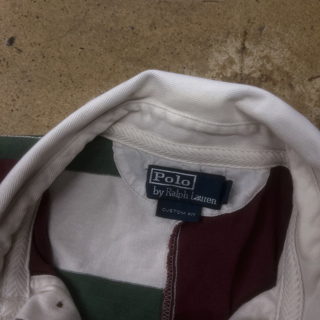 폴로 랄프로렌 카라 배색 긴팔티  상품이미지5