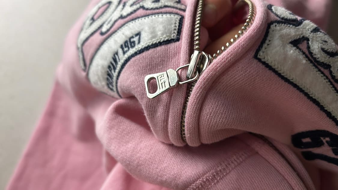 폴로 핑크 후드집업 상품이미지3