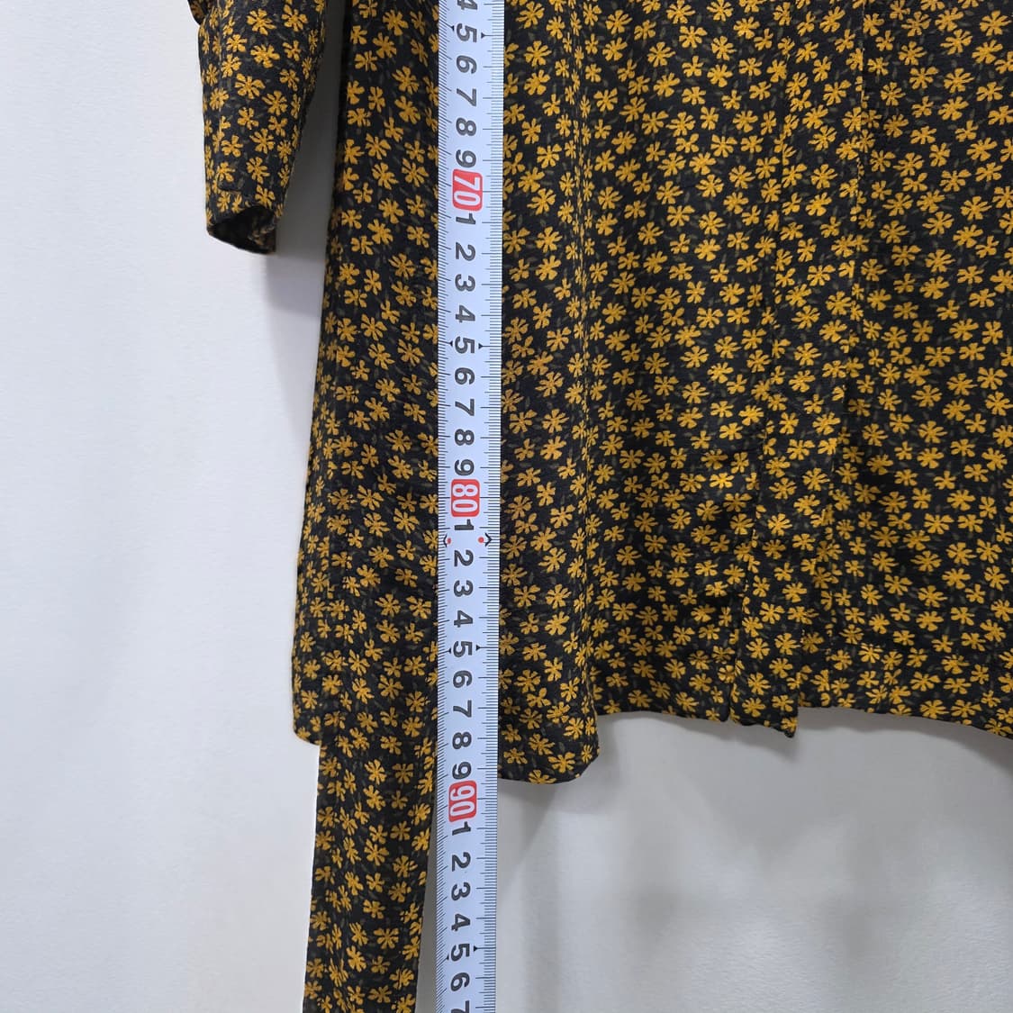 1327 ZARA 플라워 패턴 셔츠형 원피스 (허리끈 / 비스코스) 상품이미지6