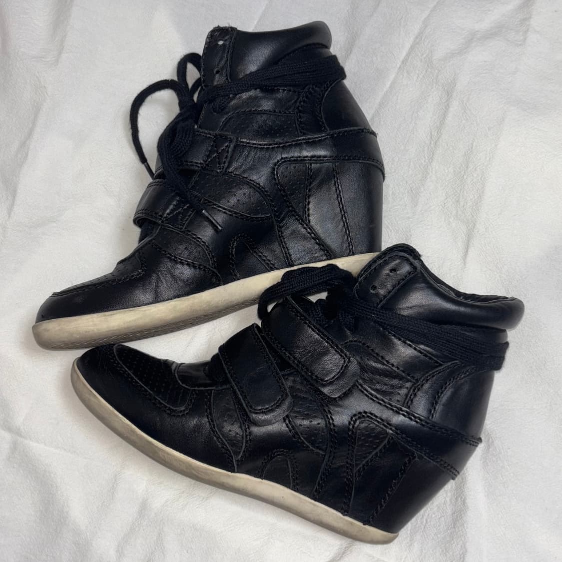 ash 아쉬 웨지힐 스니커즈 블랙 36 상품이미지1