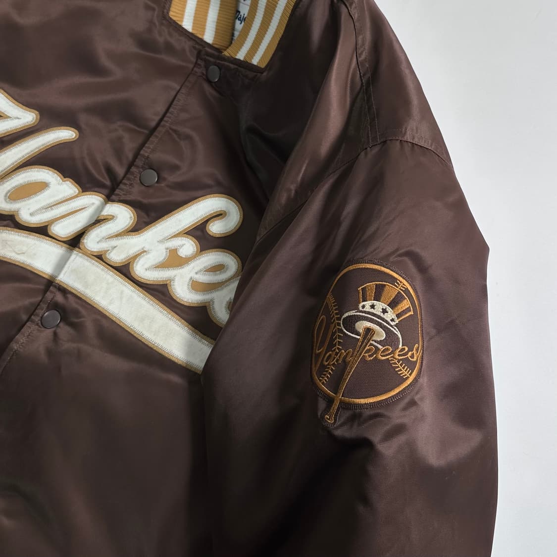 마제스틱 양키즈 브라운 스타디움 자켓 상품이미지6