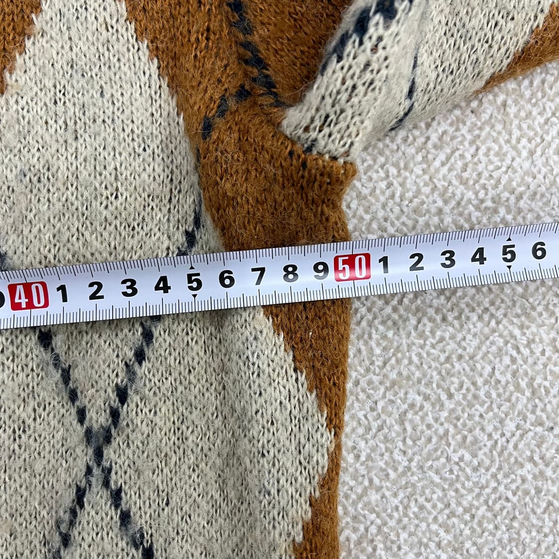 S 자라 아가일 니트 가디건 0219M 상품이미지6