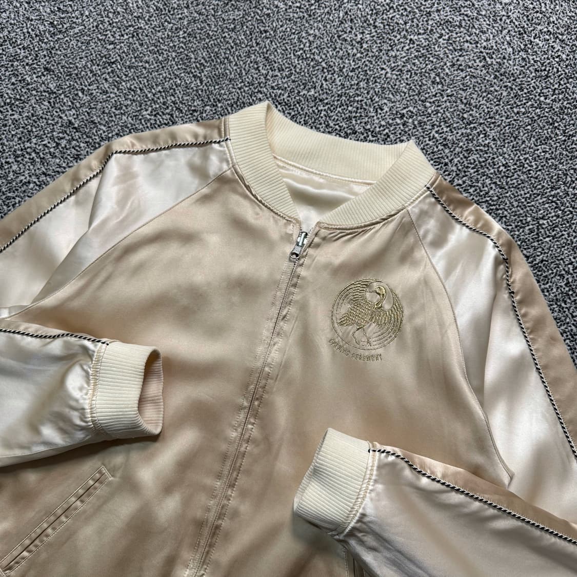 Name : 오프닝 세레모니 리버시블 요괴 실크 봄버 재킷 :)  상품이미지4