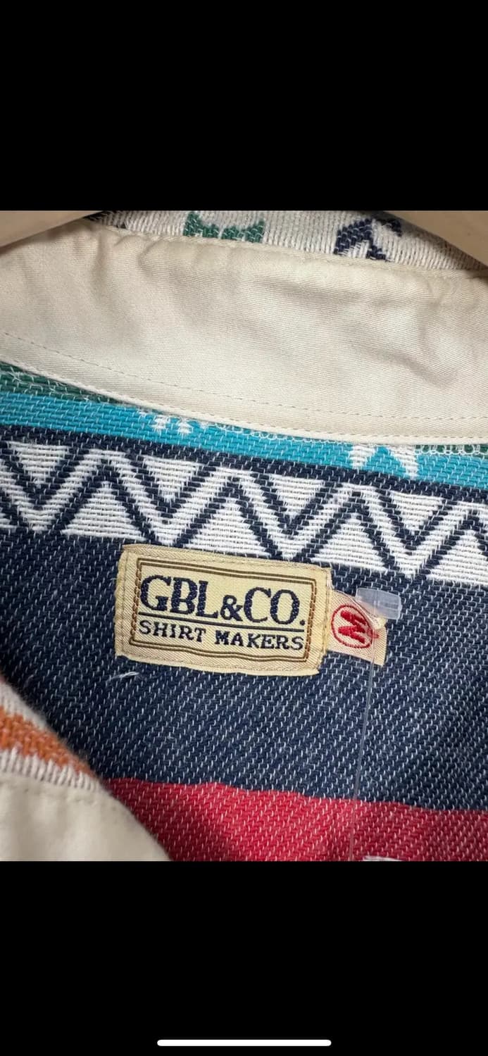 빈티지 웨스턴 패턴 셔츠 H1639 상품이미지6