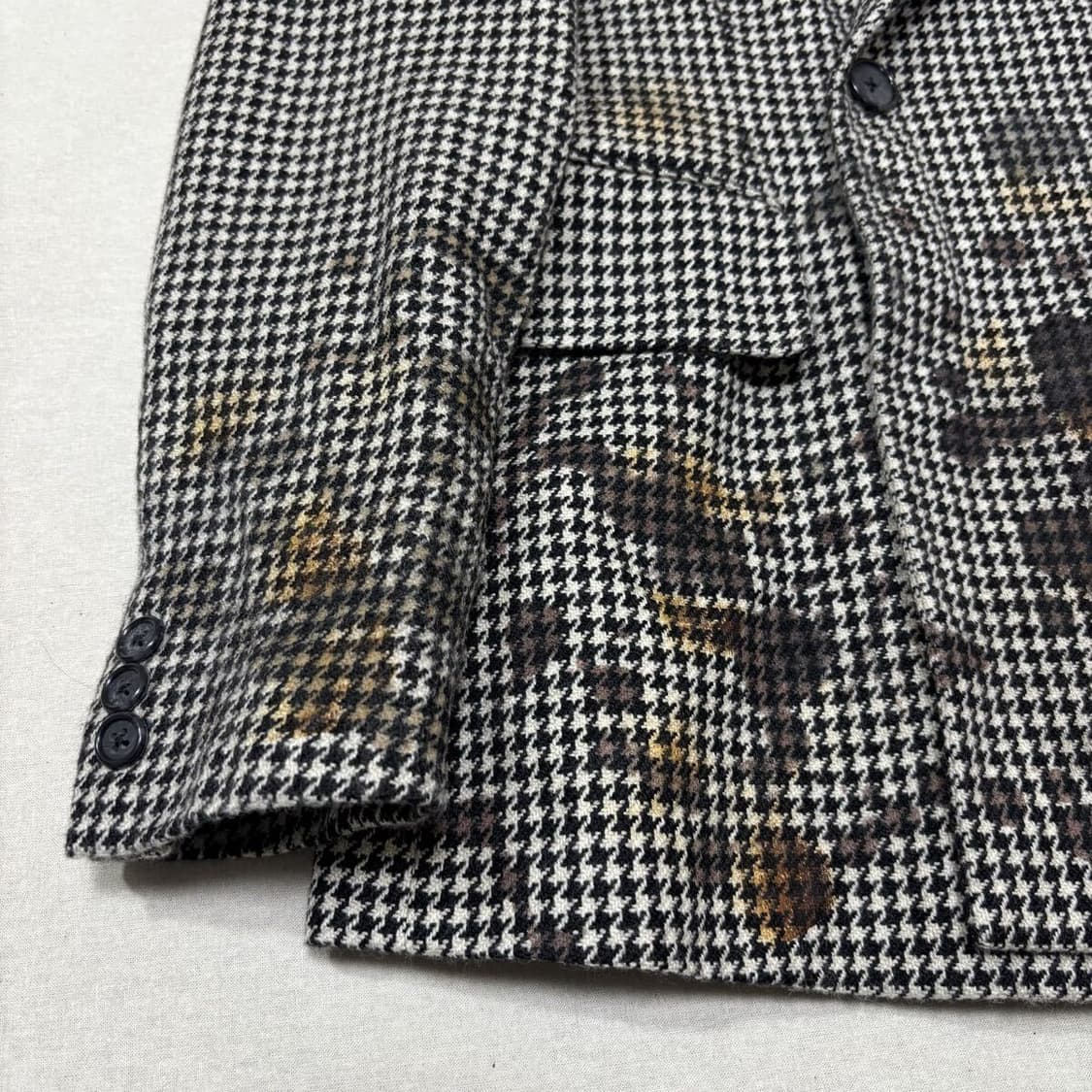 00s Donna Karan New York 울 코티드 자켓 상품이미지4