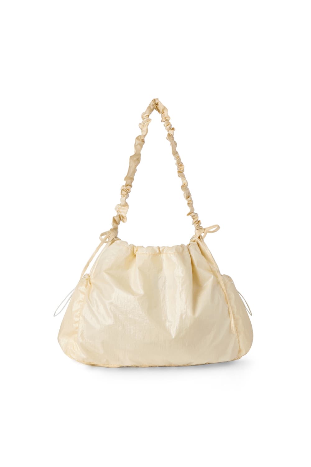 DEINET COATING SHIRRING BAG IN CREAM 다이닛 상품이미지3