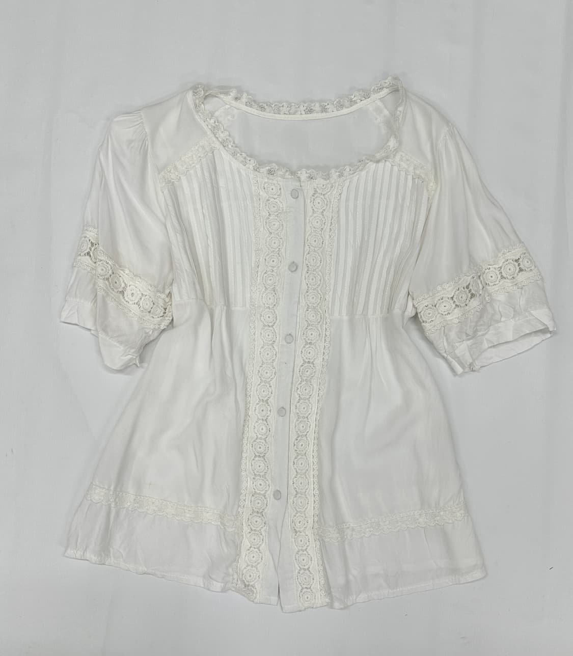 🍩하구미의 도넛 가디건 코디세트🍩 그런지 모리걸 레이어드 데님 스커트 상품이미지4