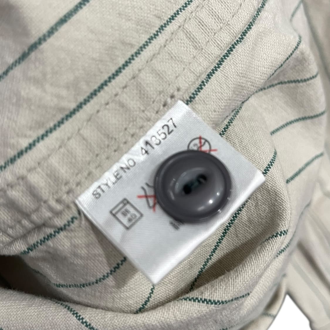 90s 코카콜라 일본판 스트라이프 워크셔츠 상품이미지6