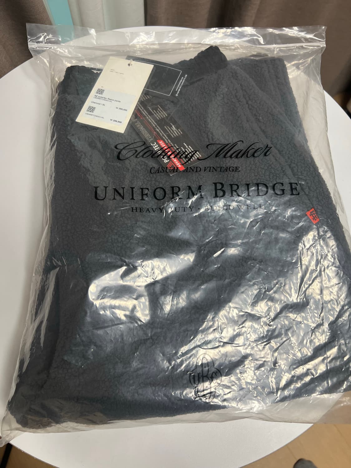 AE polartec fleece pants charcoal XL 상품이미지6