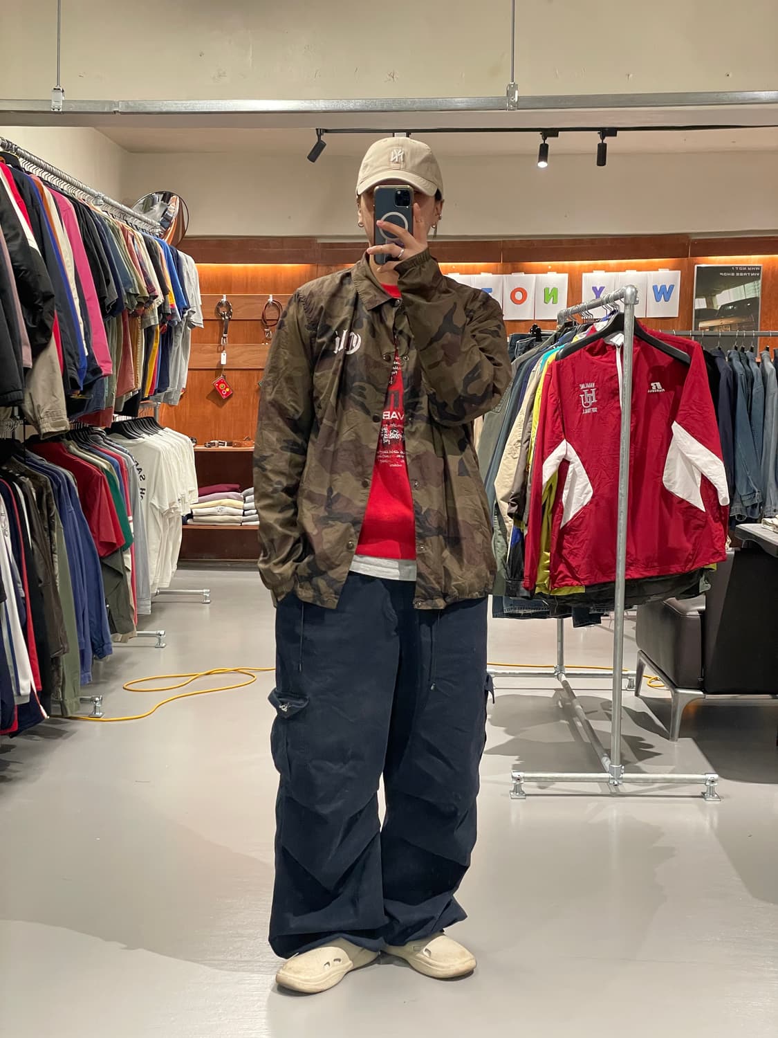 빈티지 카모플라주 코치 자켓   상품이미지2