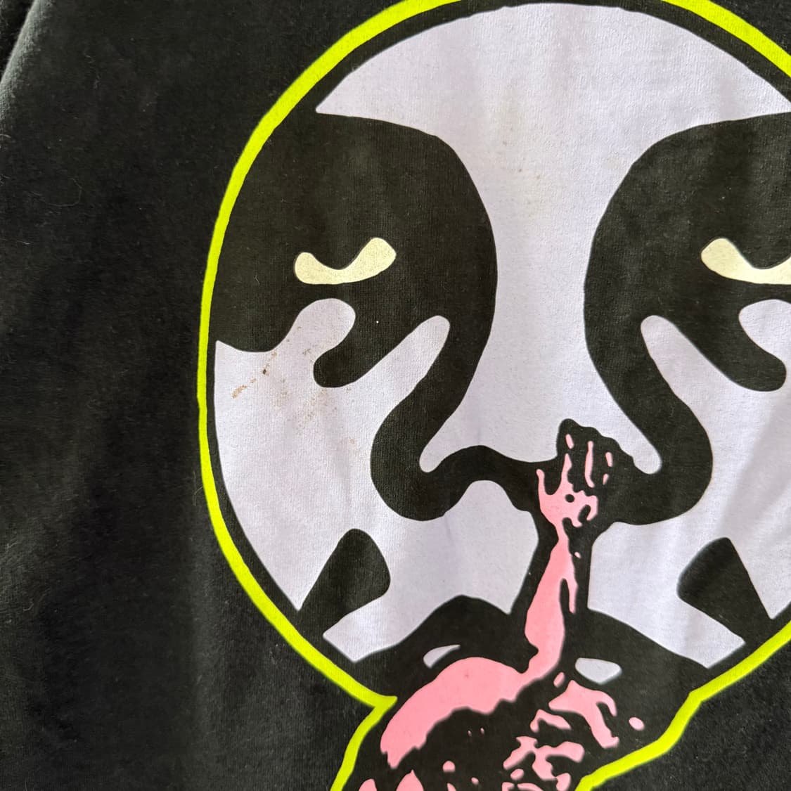 [L] 오베이 블랙 반팔 티셔츠 상품이미지7