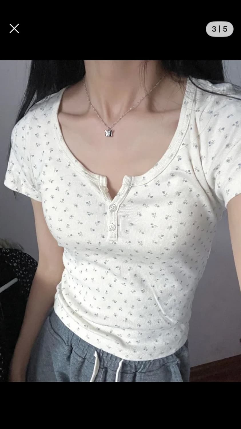 플라워  반팔티 상품이미지4