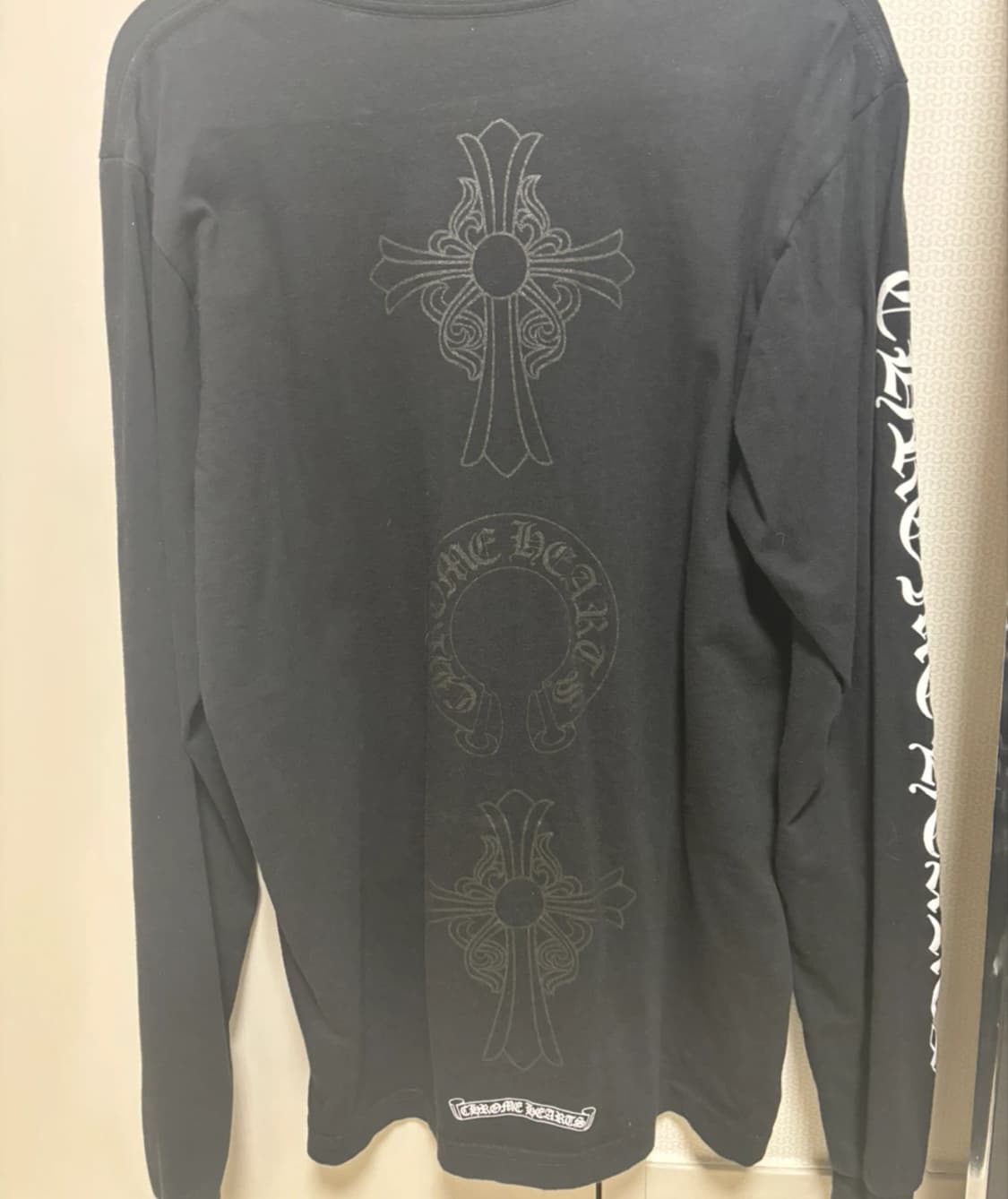 크롬하츠 홀스슈 라지크로스 롱슬리브 상품이미지2