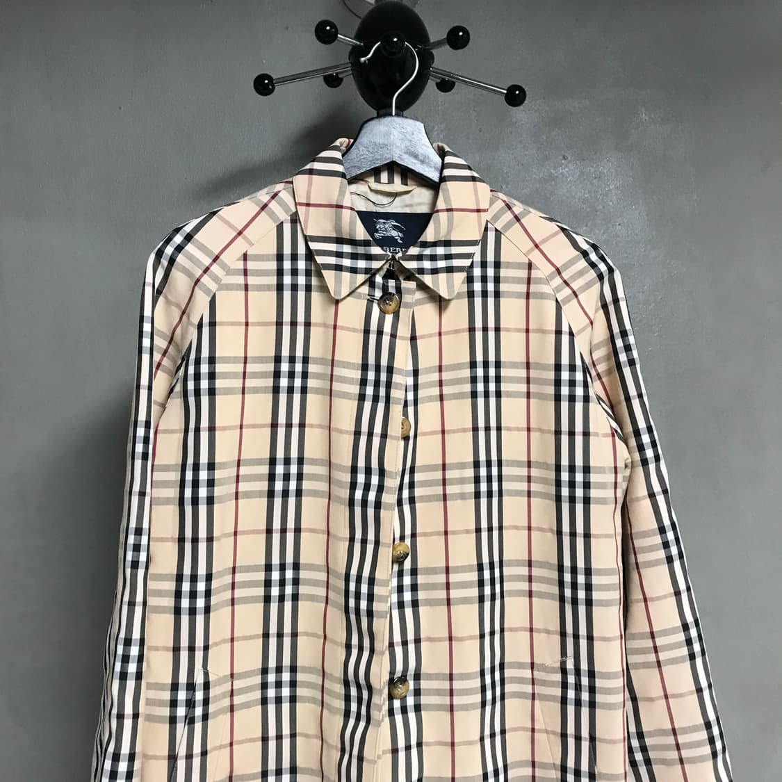버버리 노바 체크 싱글 코트 8(W) 상품이미지2