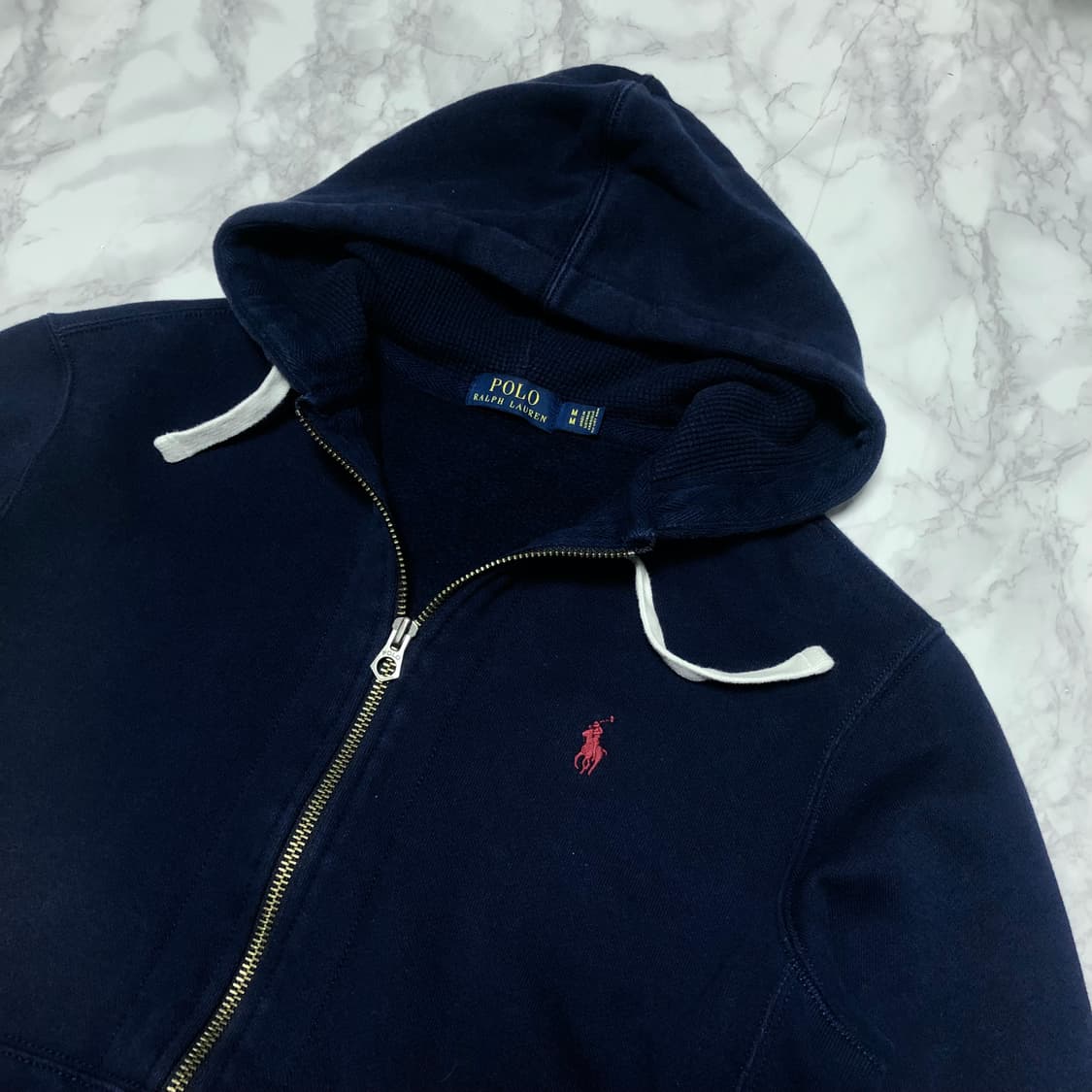 폴로 랄프로렌 써멀 후드 집업 자켓 상태굿 상품이미지2