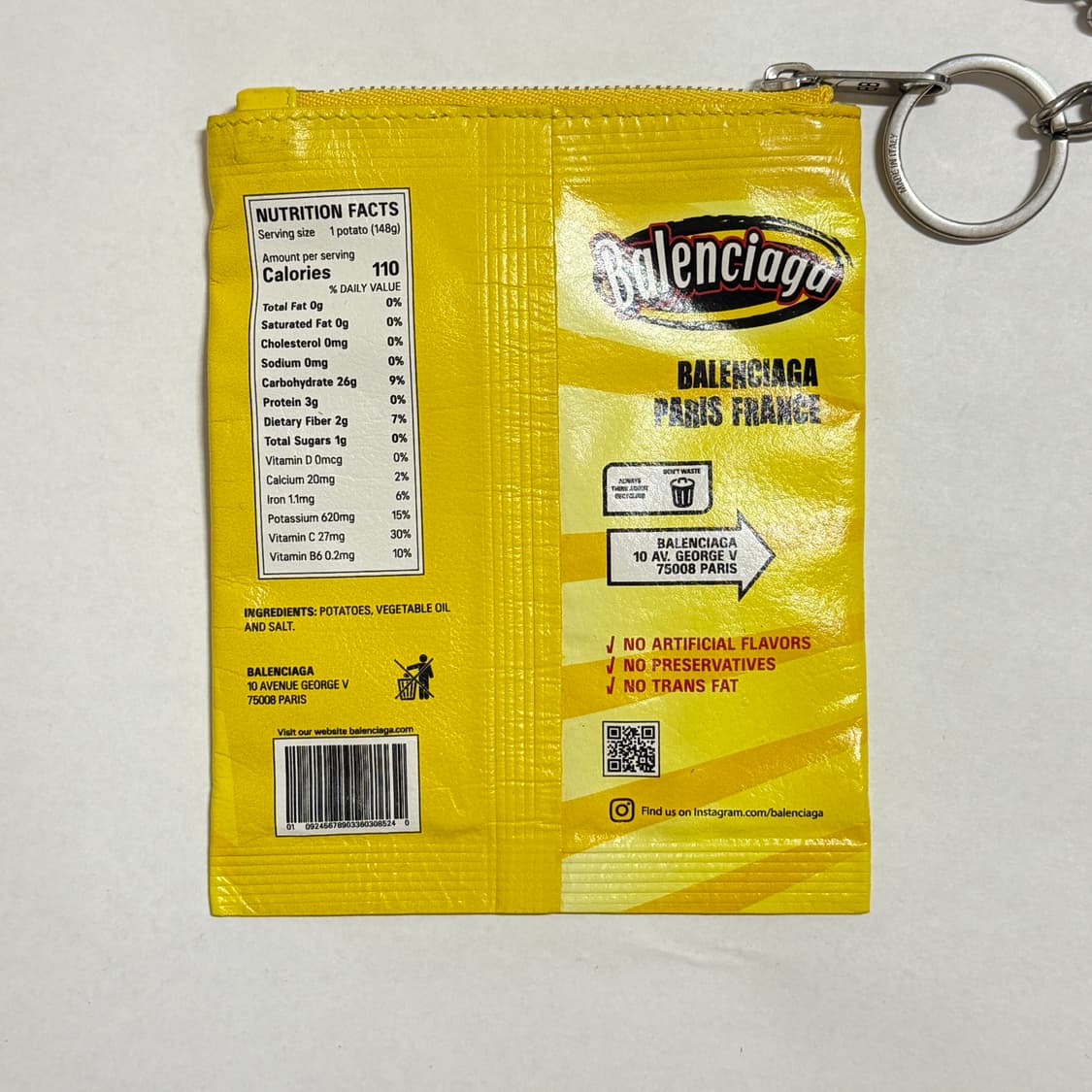 발렌시아가 옐로우 칩스 키링 상품이미지4