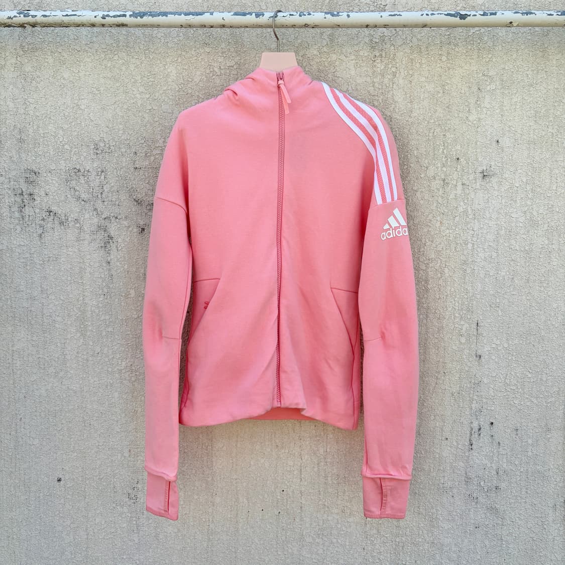 XS)아디다스 딸기우유 후드집업 상품이미지1